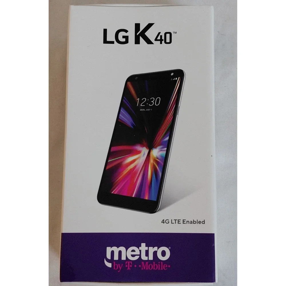 LG K40 32GB Platinum Gray Metro by T-Mobile LM-X420MM Nee In Box